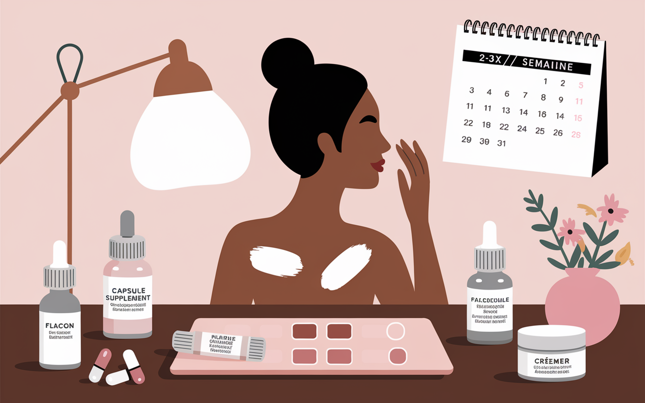 vitamine a et la peau produits et calendrier