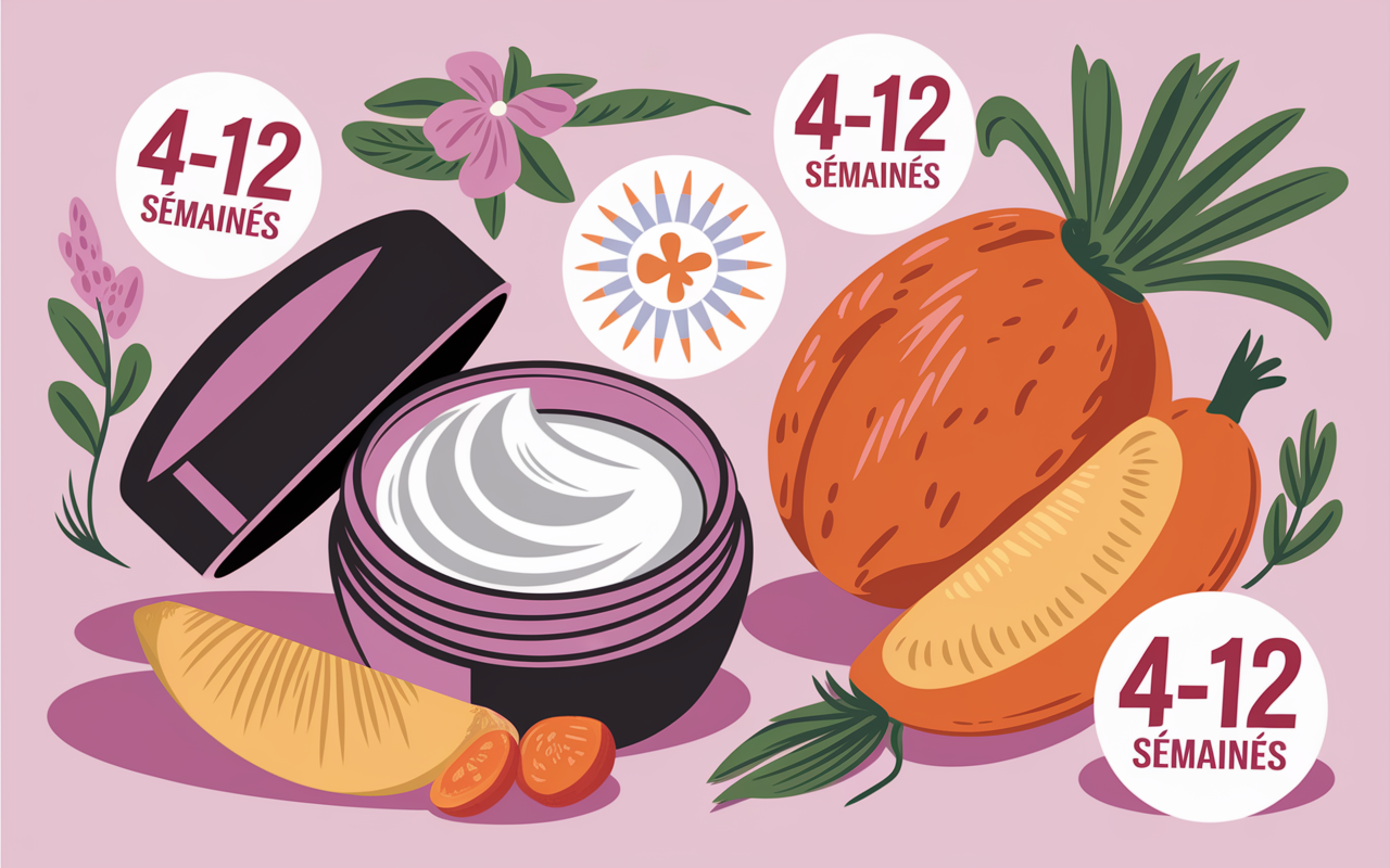 illustration vitamine a sur la peau creme et renovation cellulaire