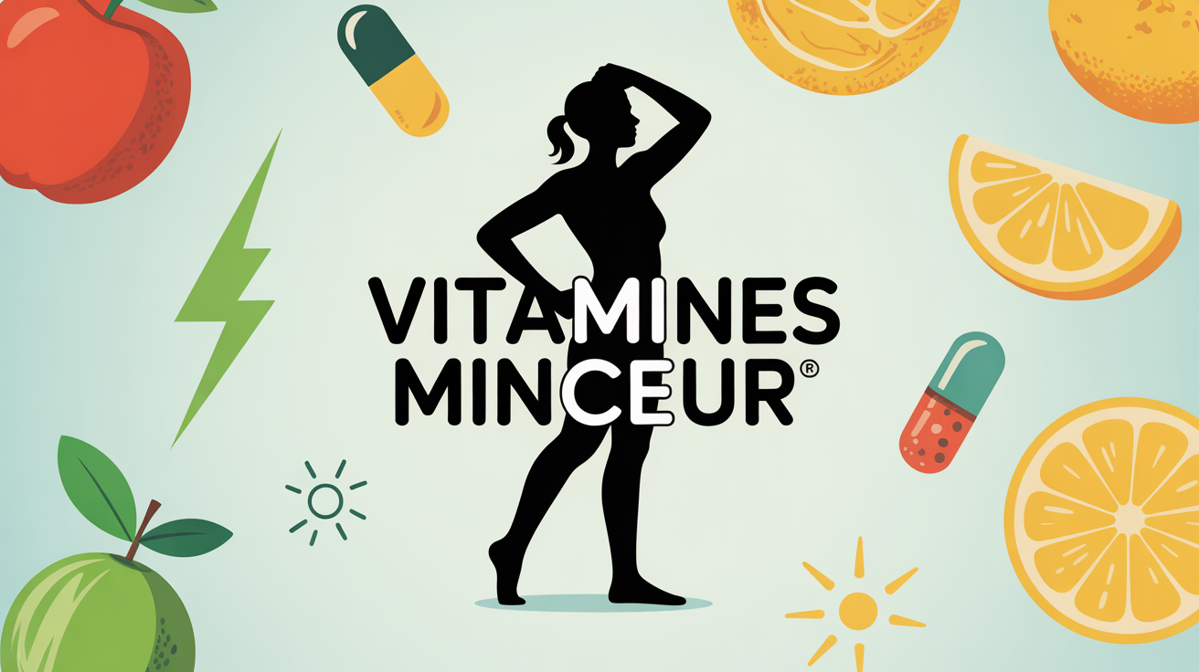 vitamine pour perdre du poids illustration positive