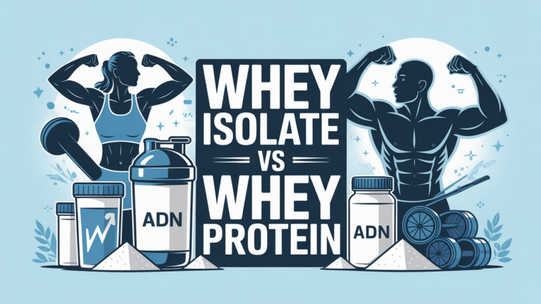 tableau whey isolate whey protein silhouettes sportives