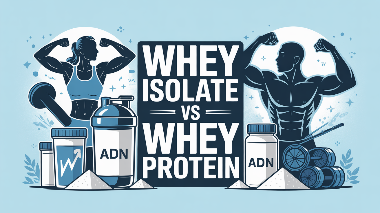 tableau whey isolate whey protein silhouettes sportives