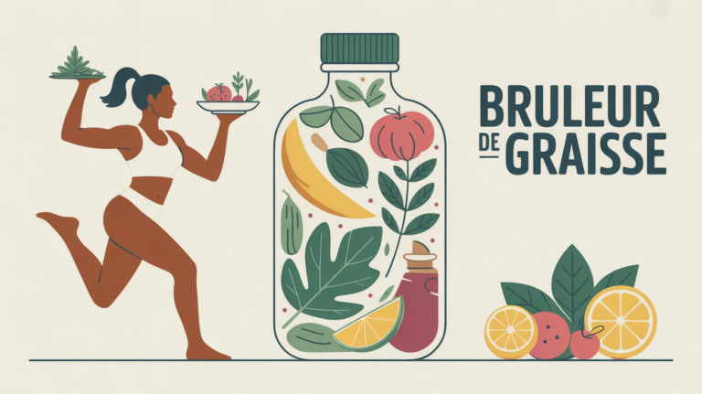 avis sur bruleur de graisse illustration flacon sportif