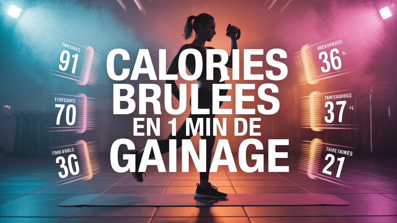 Silhouette gainage 1 minute calories brulées