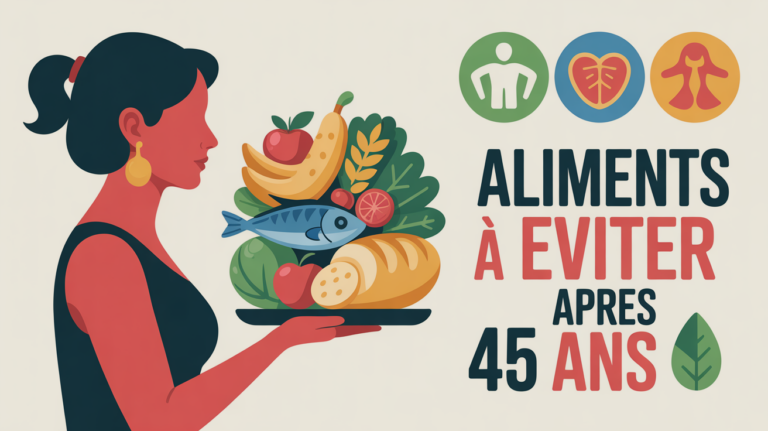fresque aliments sains 4 aliments a eviter apres 45 ans
