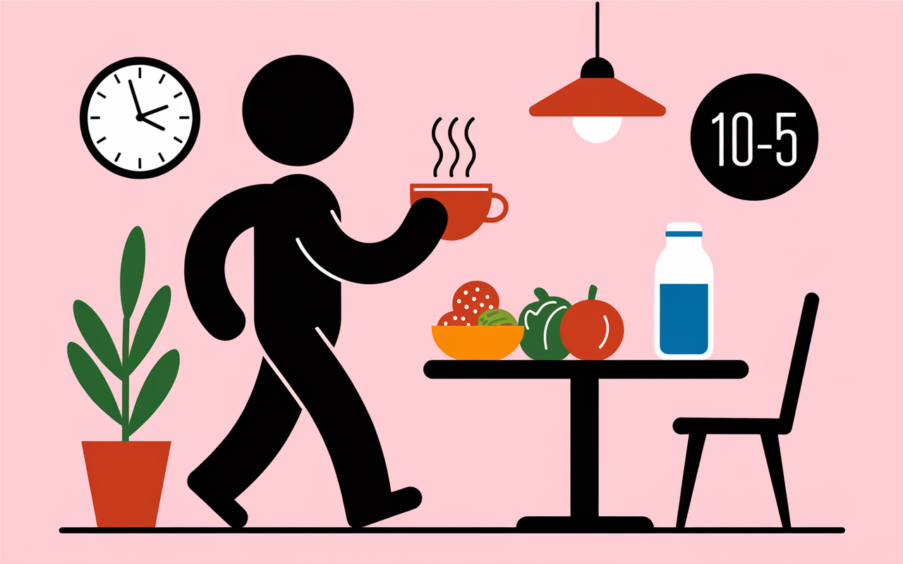 aide pour la digestion gestes tisane marche