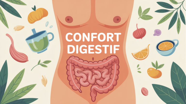 aide pour la digestion illustration abdomen relaxe