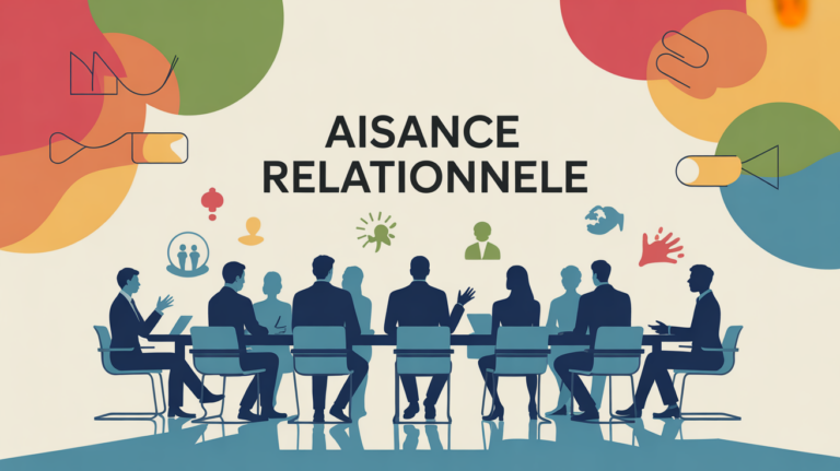 Discussion table réunion aisance relationnelle