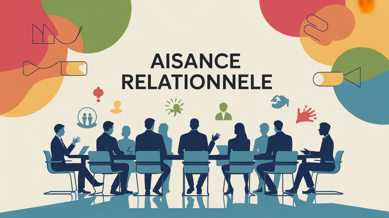 Discussion table réunion aisance relationnelle