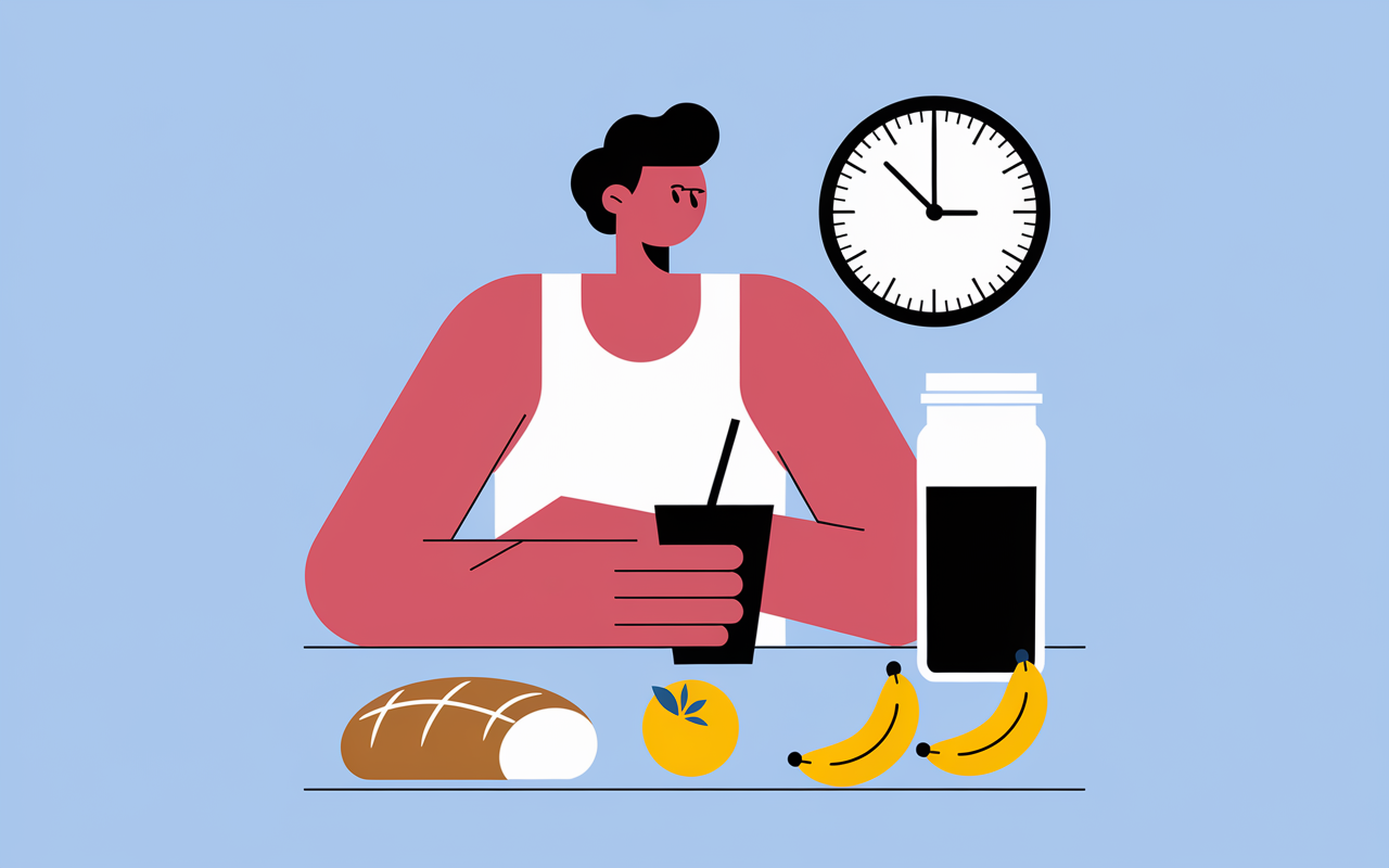 Image alimentation pour un marathon récupération après course