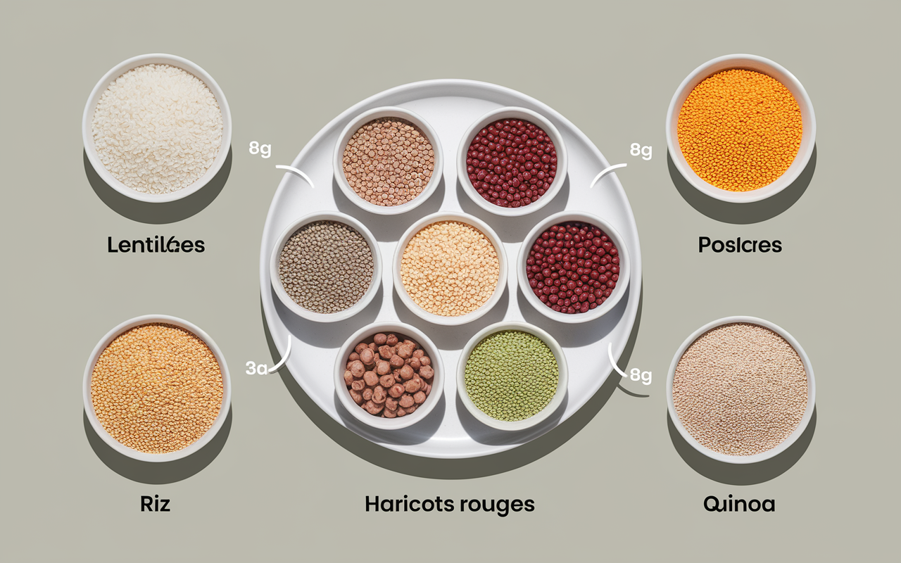 associations aliments acides amines proteines
