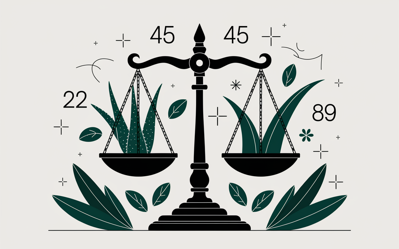 aloe vera maigrir balance silhouette graphique