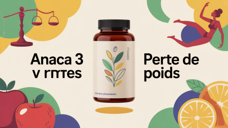 anaca 3 perte de poids flacon fruits balance