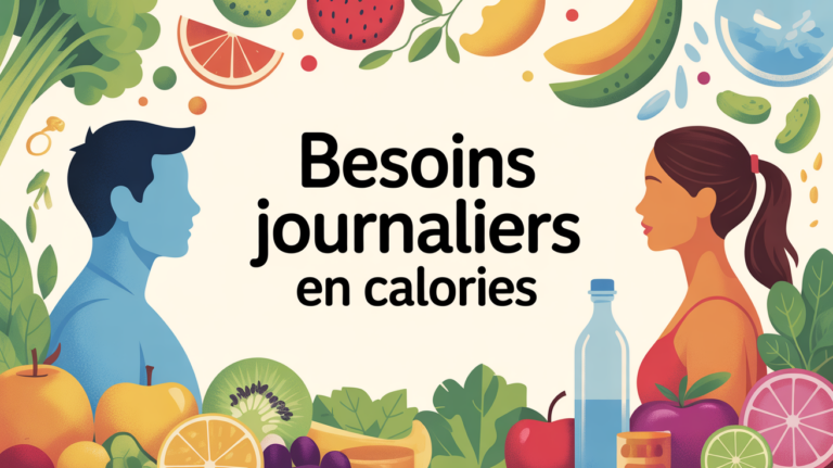 illustration besoin journalier calories calcul balance nutritionnelle
