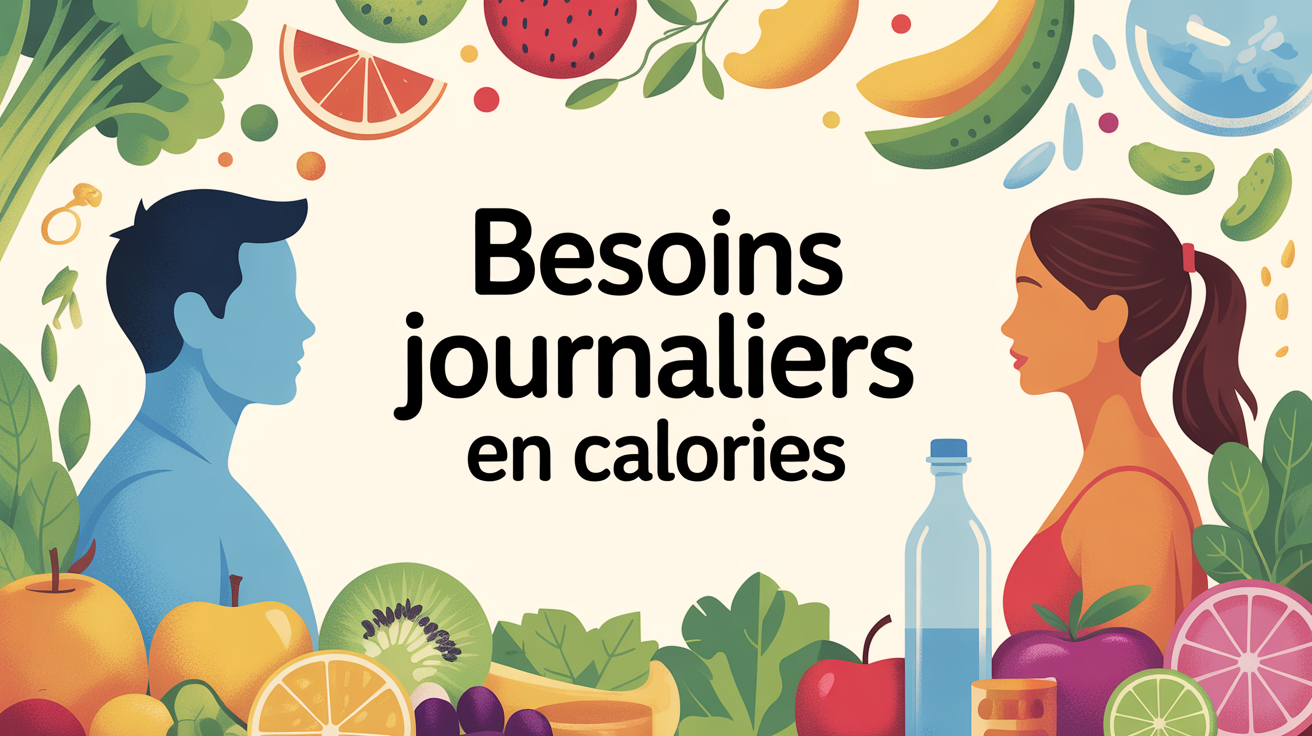 illustration besoin journalier calories calcul balance nutritionnelle
