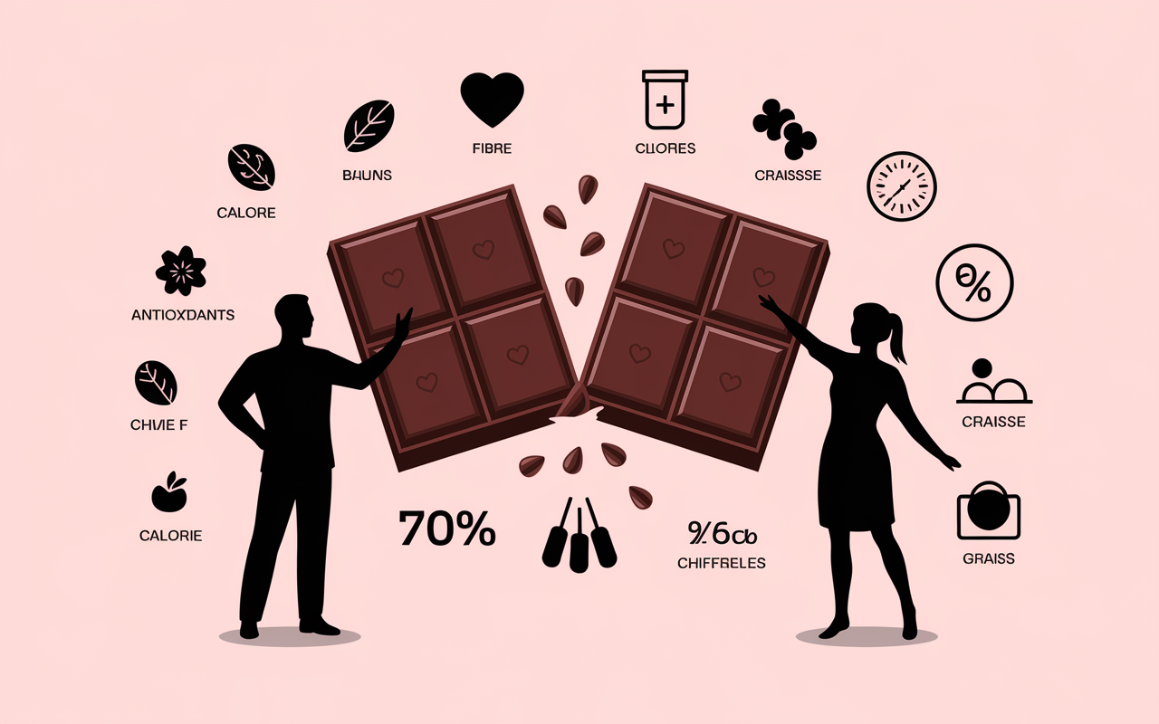 chocolat noir bienfaits et mefaits nutrition et calories