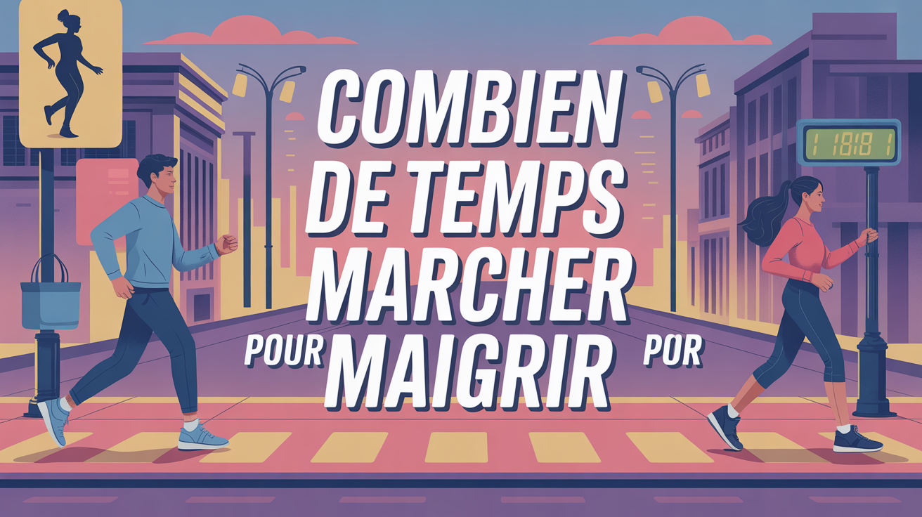 combien de temps de marche pour maigrir, silhouettes en marche et compteur