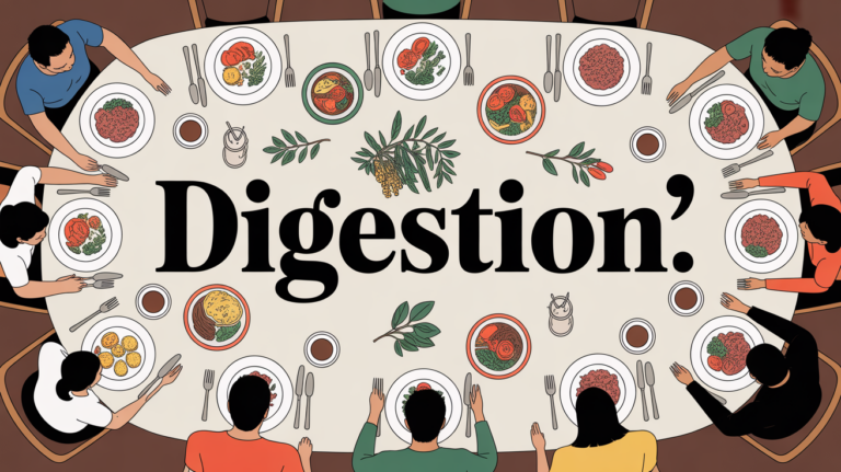 combien de temps pour eliminer un gros repas image digestion table