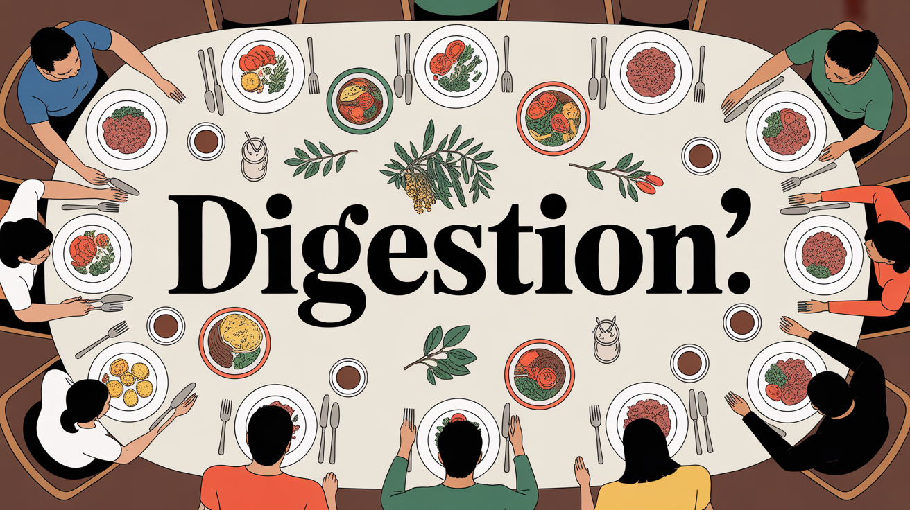 combien de temps pour eliminer un gros repas image digestion table