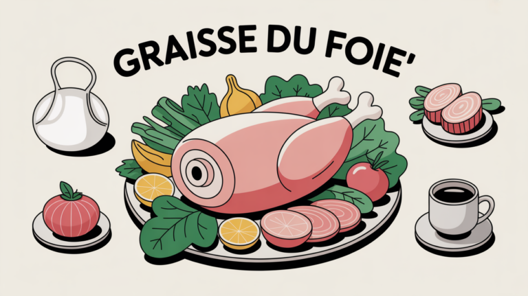 illustration stylisee eliminer la graisse du foie