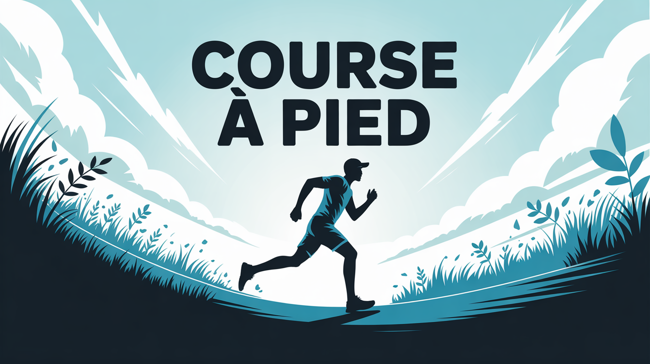 Entrainement a la course silhouette sur piste