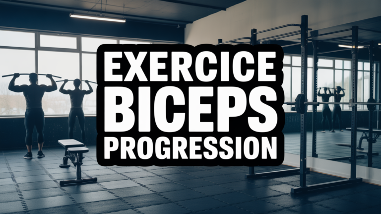 exercice biceps progression en salle de musculation