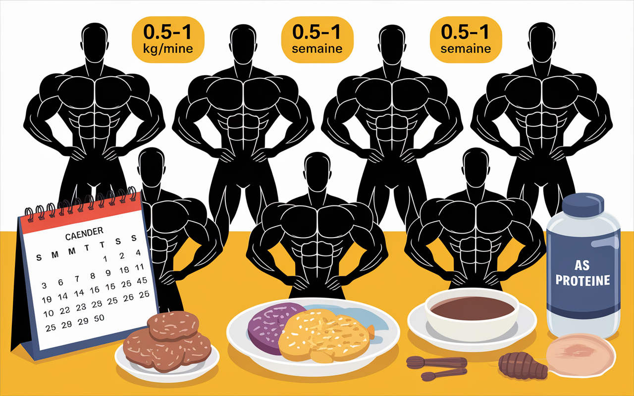 fonte musculaire et perte de poids préserver masse musculaire assiette calendrier