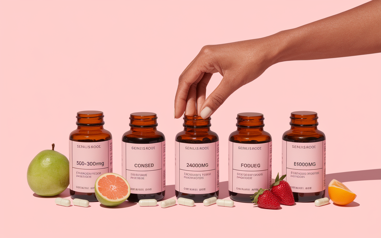 flacons dosage glutathion et prise de poids conseil