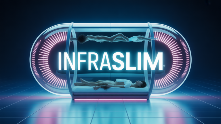 capsule infraslim design bleu bien-être