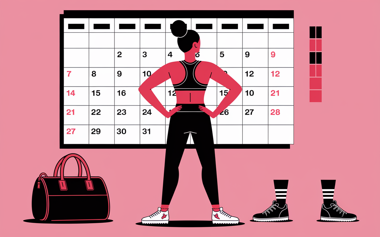 motivation musculation calendrier sport