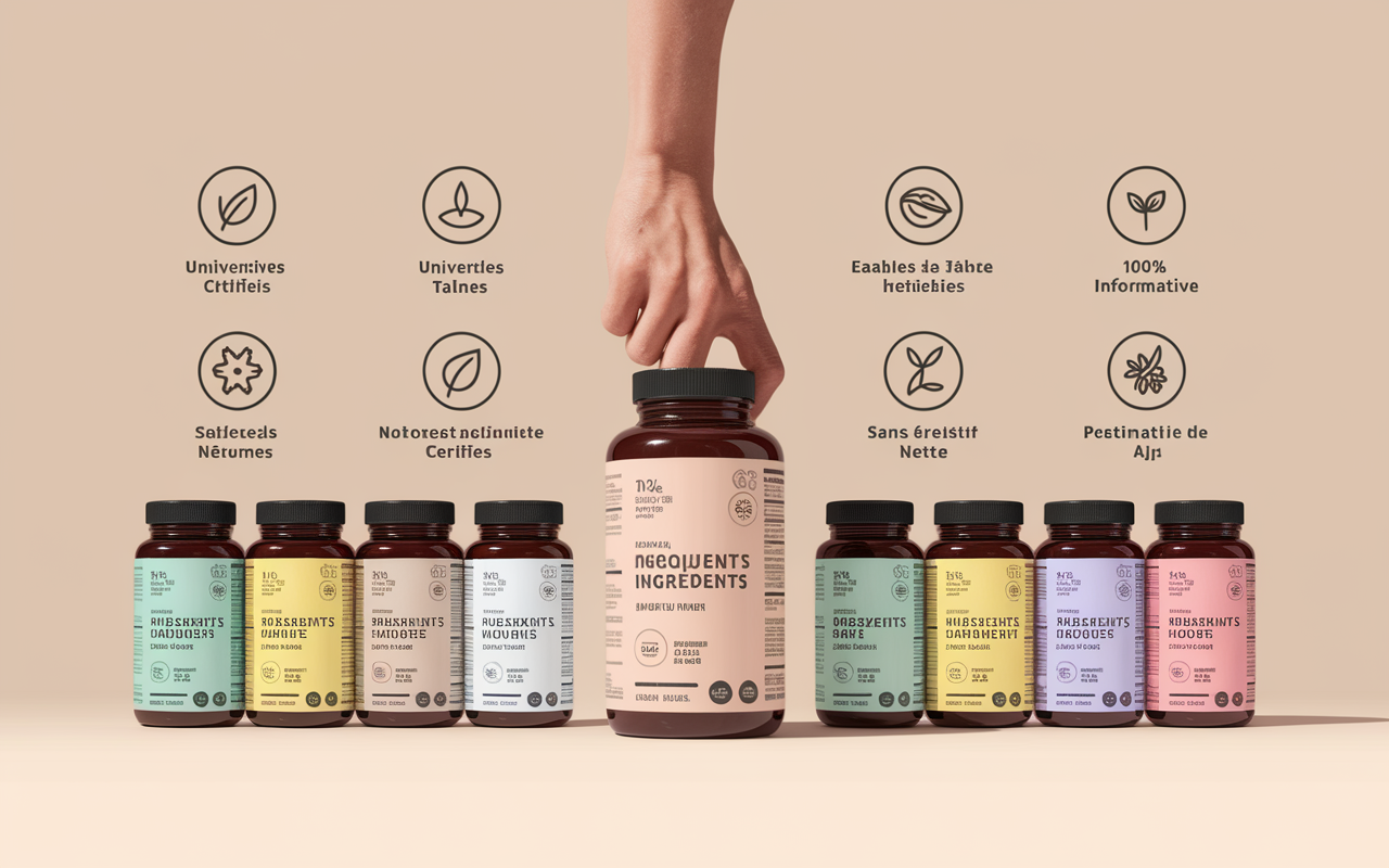 main etiquette multi vitamines et mineraux