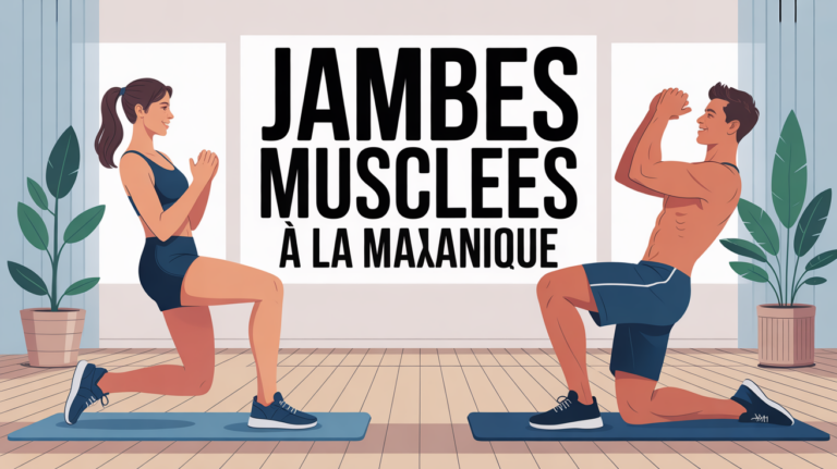 musculation jambes maison femme homme sport