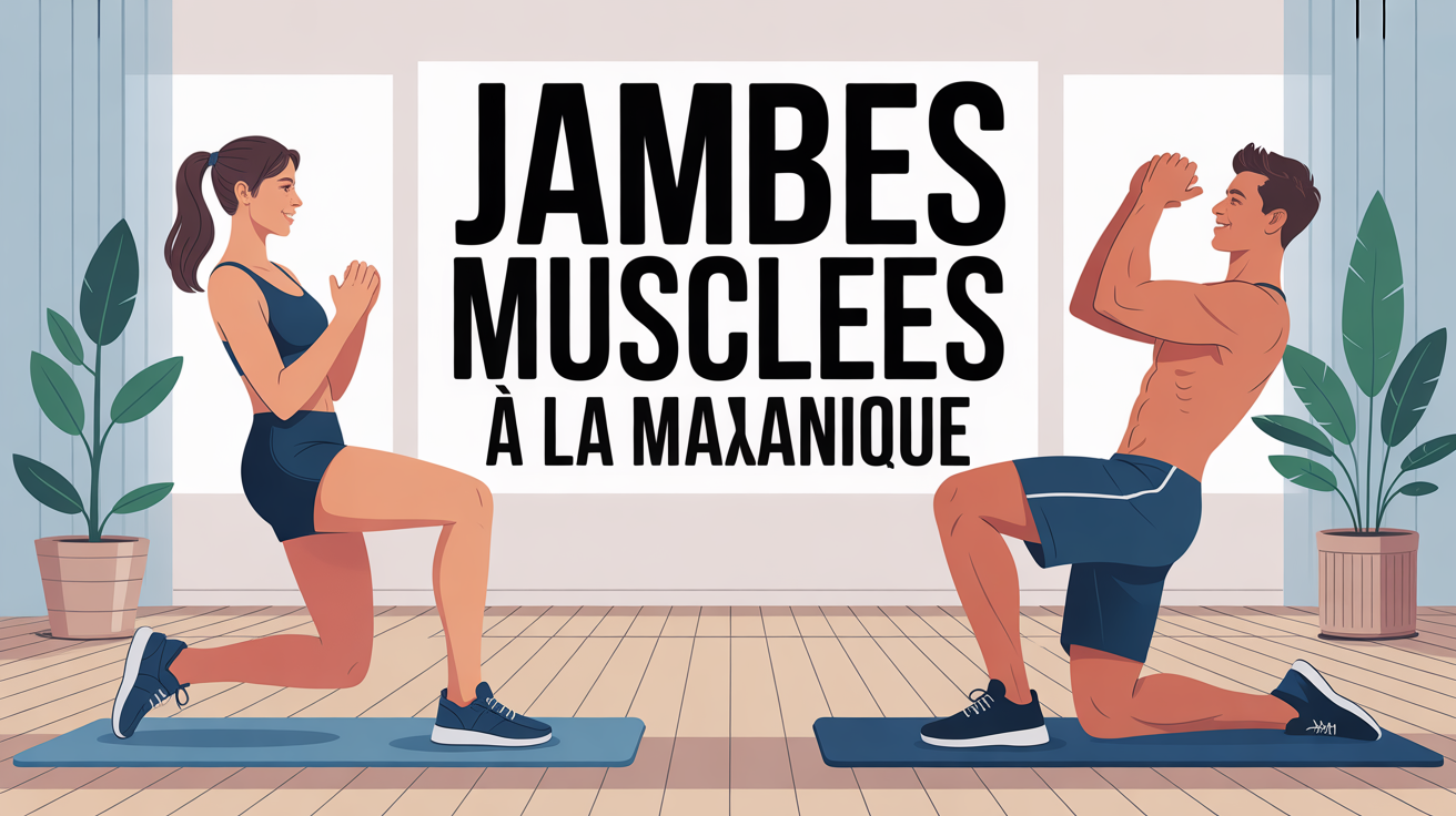 musculation jambes maison femme homme sport