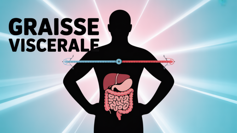 perdre la graisse viscerale visuel silhouette tour de taille