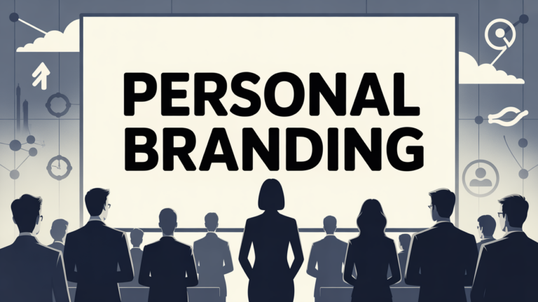 illustration personal branding définition minimaliste