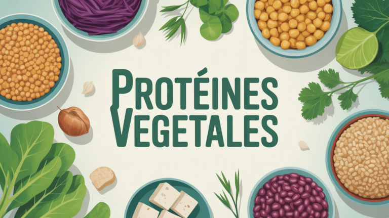 table saine avec aliments riches en proteines vegetales pour maigrir