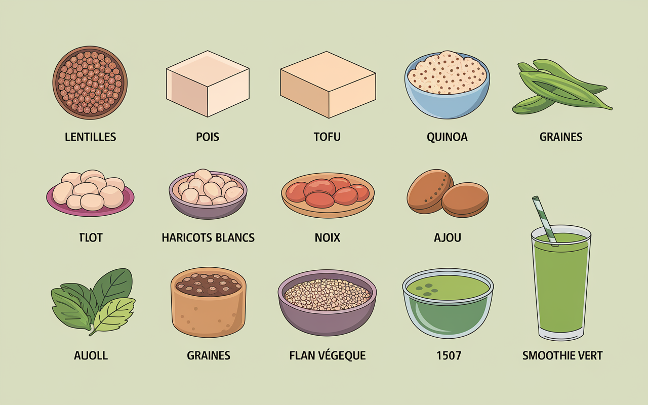 top 10 sources aliments proteines vegetales pour maigrir