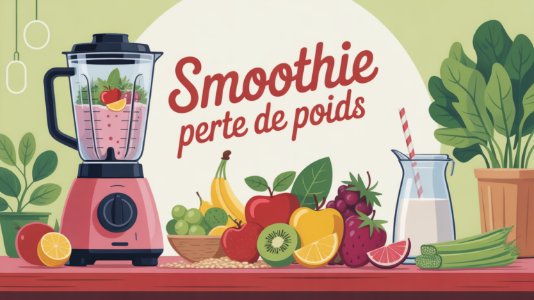 smoothie perte de poids blender et aliments sains
