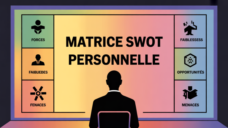 swot personnel portrait devant matrice lumineuse