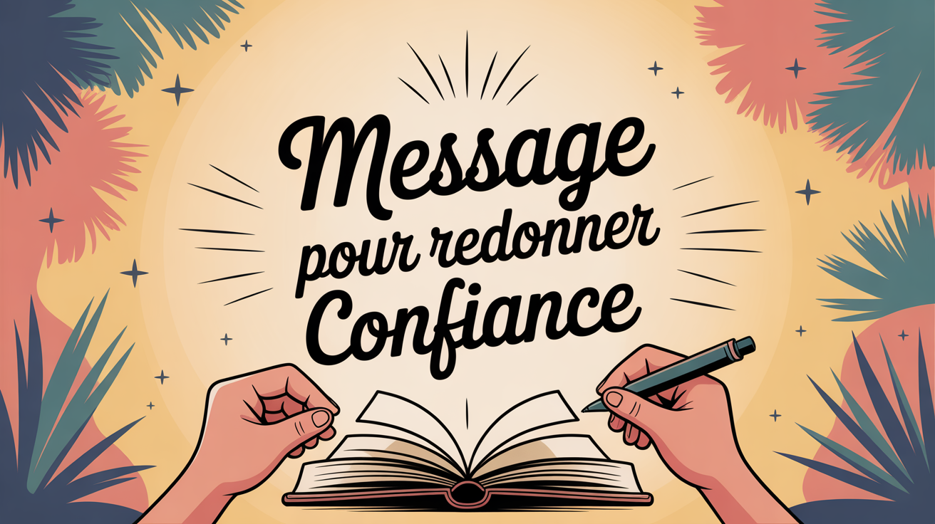 texte pour redonner confiance a quelqu un carnet illustration optimiste