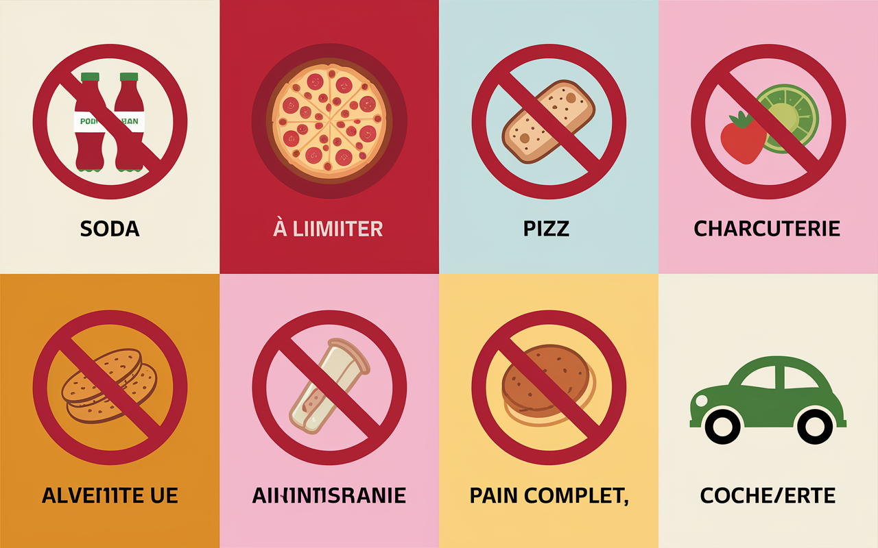 aliment pour perdre le ventre tableau aliments à limiter