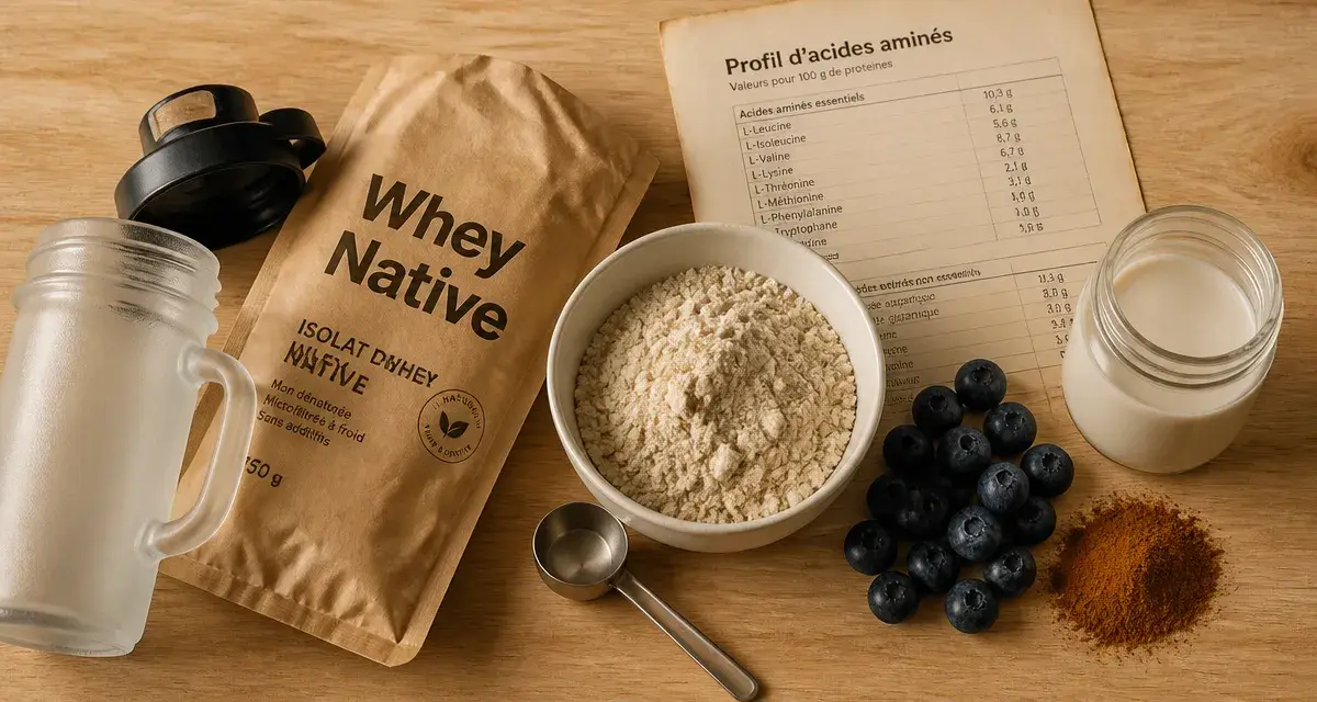 Avis sur la whey : 3 types et critères sans additifs