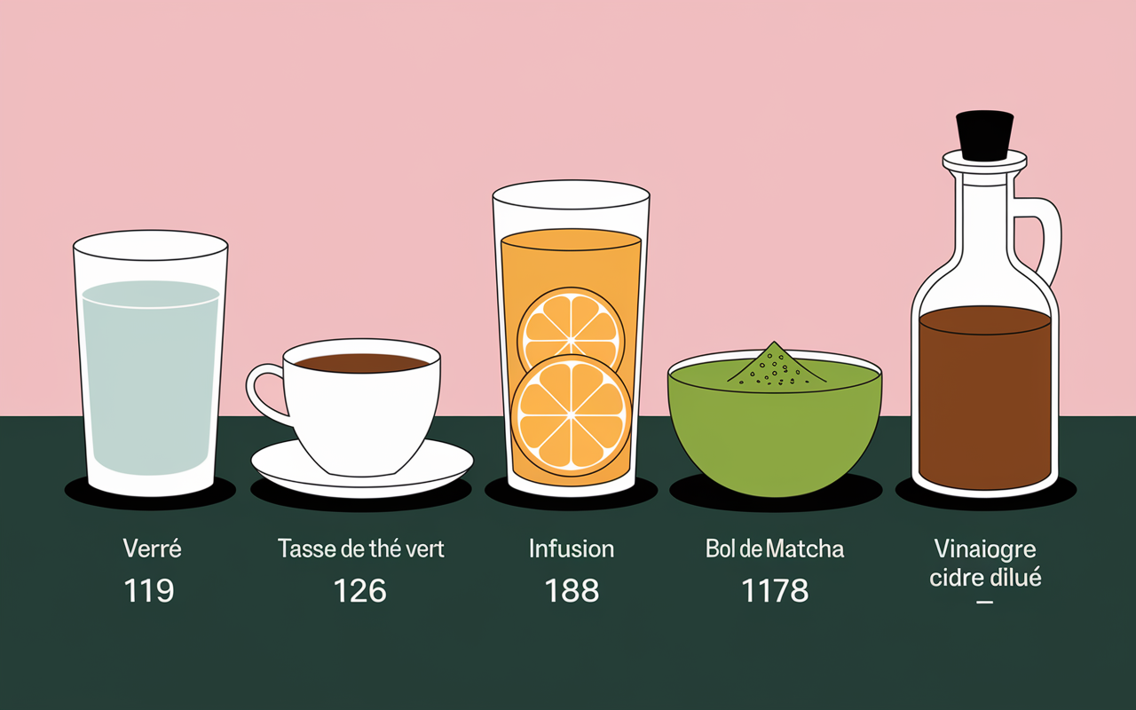 tableau boisson pour perdre du poids effects clés