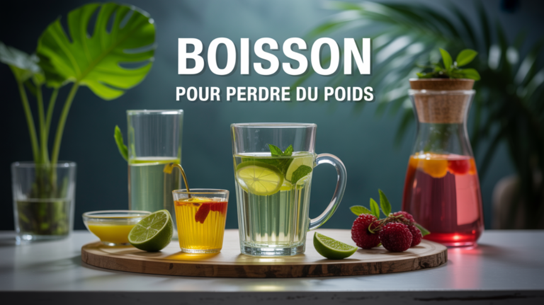 plateau de boissons boisson pour perdre du poids