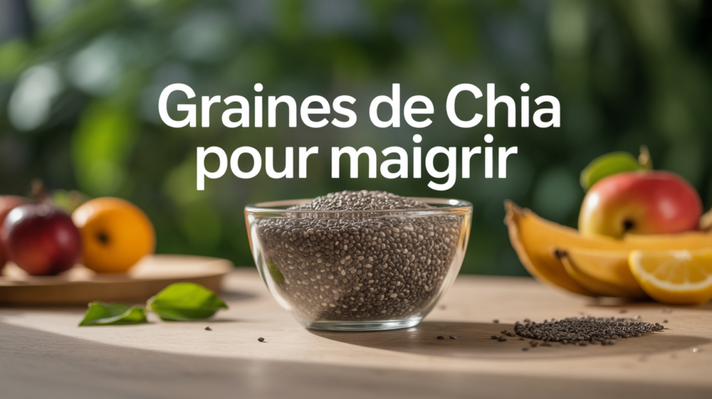 graine de chia perte de poids bol avec gel et fruits