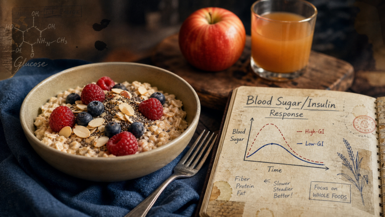 Les glucides font grossir : porridge, glycémie et équilibre métabolique