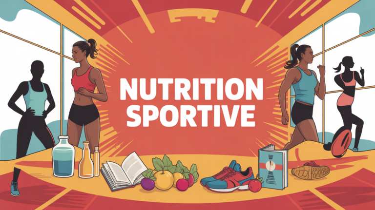 Salle dynamique de sport avec livre sur la nutrition sportive