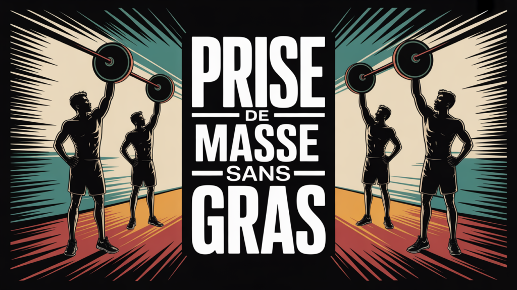 affiche sportive dynamique manger prise de masse