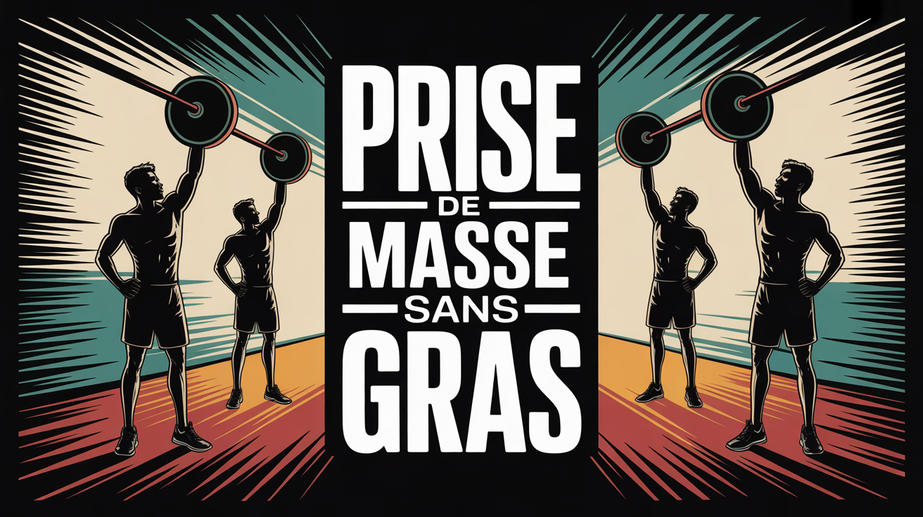 affiche sportive dynamique manger prise de masse
