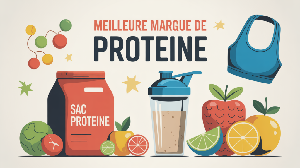 meilleur marque de proteine avec sac, shaker et haltere