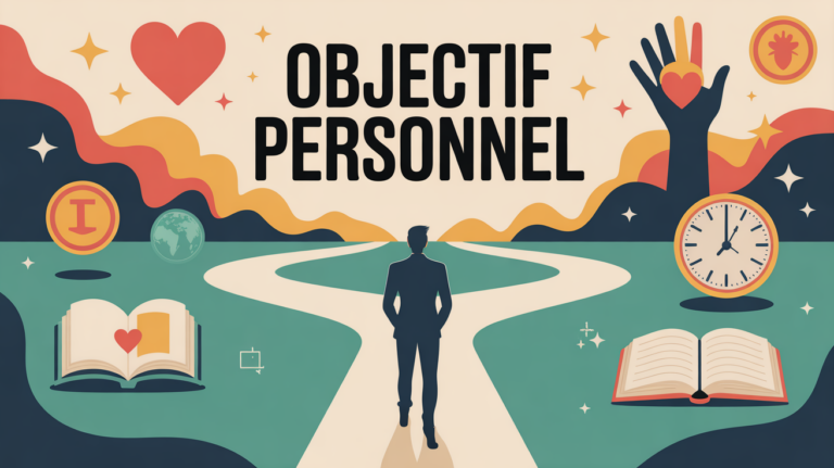 Chemin multiples objectif personnel illustration